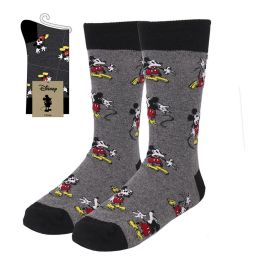 Calcetines Mickey Mouse Adulto Gris