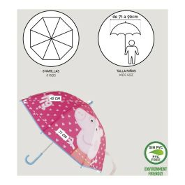 Paraguas Peppa Pig Rosa (Ø 71 cm)