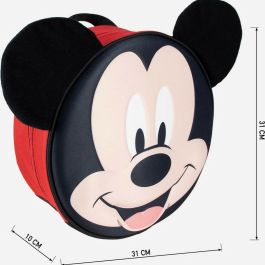 Mochila Infantil 3D Mickey Mouse black (9 x 27 x 27 cm)