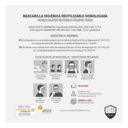 Mascarilla Higiénica Reutilizable Homologada The Mandalorian Verde Mascarilla Higiénica Reutilizable Homologada The Mandalorian Verde