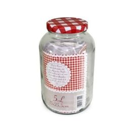 Bote de vidrio 4 litros con tapa Galon 110 - La Mediterranea (6 Unidades) Precio: 23.50000048. SKU: S2212334