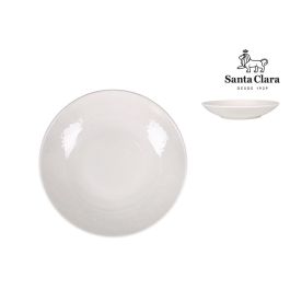 Plato Hondo Santa Clara Coruña 20.5 cm Porcelana Ivory, Lavavajillas y Microondas (6 Unidades) Plato Hondo Santa Clara Coruña 20.5 cm Porcelana Ivory, Lavavajillas y Microondas (6 Unidades)