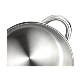 Olla inoxidable silverinox 6,8l + tapa acero inoxidable 18/10 fagor ø24x15cm