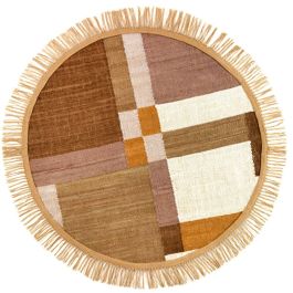 Alfombra Alexandra House Living Marrón 240 x 240 x 1 cm Redonda Precio: 543.312869. SKU: B1F5JP6ZMH