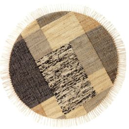 Alfombra Alexandra House Living Marrón 180 x 180 x 1 cm Redonda Precio: 387.9865. SKU: B1HW6VEMXS