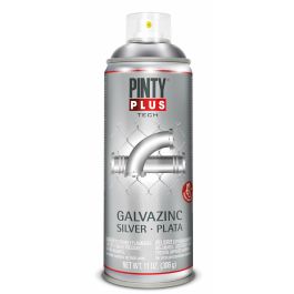 Pintura en spray Pintyplus Tech Galvazinc Plateado