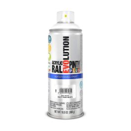 Pintura en spray Pintyplus Evolution RAL 9010 Mate Base de agua Pure White 400 ml