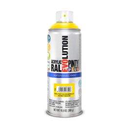 Pintura en spray Pintyplus Evolution RAL 1021 Base de agua Sunny Yellow 400 ml