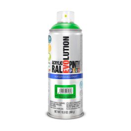 Pintura en spray Pintyplus Evolution RAL 6018 Base de agua Yellow Green 400 ml