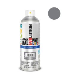Pintura en spray Pintyplus Evolution RAL 7012 400 ml Base de agua Basalt Grey