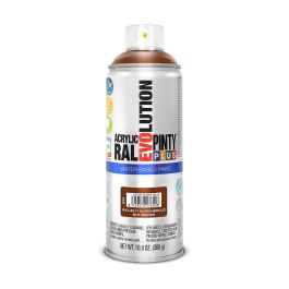 Pintura en spray Pintyplus Evolution RAL 8011 Base de agua Nut Brown 400 ml