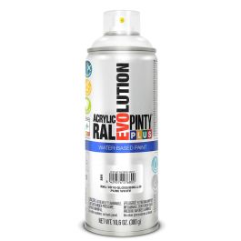 Pintura en spray Pintyplus Evolution RAL 9010 400 ml Base de agua Pure White