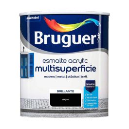 Esmalte acrilico multisuperficie negro brillante 0,750l 5057426 bruguer