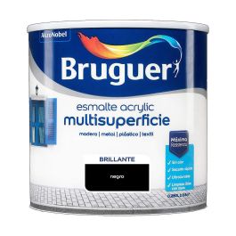 Esmalte acrilico multisuperficie negro brillante 0,250l 5160658 bruguer