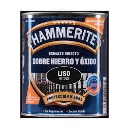 Esmalte Antioxidante Hammerite 5093791 Negro 750 ml Brillante
