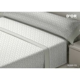 Juego de Sábanas D'Or ROMA Gris Cama de 105 Franela Precio: 38.50000022. SKU: B15D57GCNY