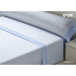 Juego de Sábanas D'Or ROMA Azul Cama de 120 Franela Precio: 50.49999977. SKU: B1BXR4RVF5