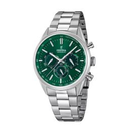 Reloj Hombre Festina F16820/R Verde Plateado Precio: 151.94999952. SKU: B16SBS4FSP