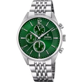 Reloj Hombre Festina F20285/8 Verde Plateado Precio: 161.49999954. SKU: B19RWHMWSS