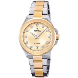 Reloj Hombre Festina F20702/2 Dorado Precio: 147.98999985. SKU: B1DKP8BJMA