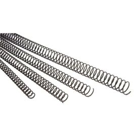 Espirales para Encuadernar GBC 5.1 Metal Negro Ø 28 mm