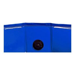 Piscina Desmontable Mascotas Azul Poliéster Plástico (120 x 30 x 120 cm)