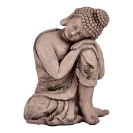 Figura Decorativa para Jardín Buda Gris Poliresina (28,5 x 43,5 x 37 cm) Precio: 53.49999996. SKU: S3610545