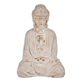 Buda Poliresina Manos Cruzadas Blanco y Oro Ibergarden 22.5x40.5x27 cm (2 Unidades) Precio: 74.69000033. SKU: S3610552