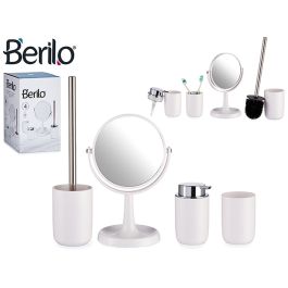 Set 4 Piezas Articulos De Baño Blanco Berilo 16X29CM (6 Unidades) Precio: 102.69000049. SKU: S3605820