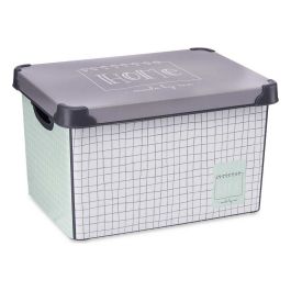 Caja de Almacenaje con Tapa Home Gris Plástico (29 x 23,5 x 39 cm) Precio: 6.50000021. SKU: S3611123