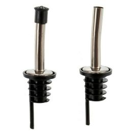 Set Dosificadores Metal Alargado Negro Kinvara 9X18CM (36 Unidades) Precio: 40.49999954. SKU: S3600512