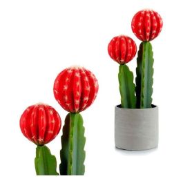 Cactus Plástico Roja Cactus (11 x 44 x 16 cm)