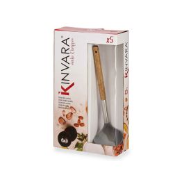 Set 5 Utensilios Cocina Kinvara - Nylon, Acero Inoxidable, Madera Acacia - 8.5x35x20.5 cm (6 Unidades) Set 5 Utensilios Cocina Kinvara - Nylon, Acero Inoxidable, Madera Acacia - 8.5x35x20.5 cm (6 Unidades)