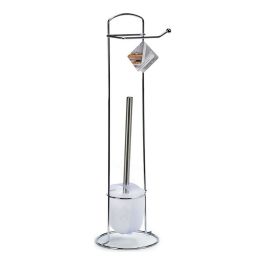 Escobillero Portarrollo Pq Metal Plata Berilo 16X59CM (6 Unidades) Precio: 33.4999995. SKU: S3600893