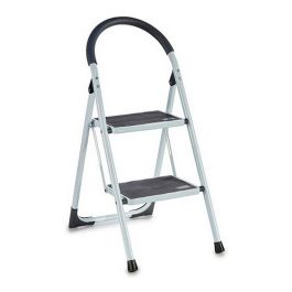 Escalera Metal Blanca 2 Escalones Gris Kipit 40X91CM (6 Unidades) Precio: 157.88999963. SKU: B1H7CY4X7D