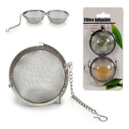 Filtro para Infusiones 8430852258458 Bola Plateado Metal Filtro para Infusiones 8430852258458 Bola Plateado Metal