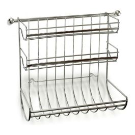 Portarrollos Triple Cromado Kinvara 32x30x16 cm - Metal Plata (6 Unidades) Precio: 80.50000046. SKU: B1JM2QGP9V