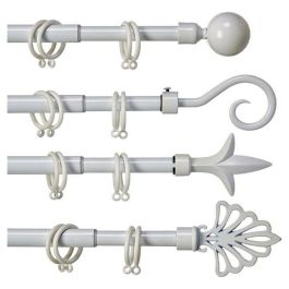 Barra Cortina Blanca 120 210Cm Surtidos Pun Giftdecor (8 Unidades) Precio: 52.5000003. SKU: S3601096