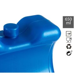 Acumulador de Frío 650 gr Azul 650 ml 5,5 x 21 x 10 cm