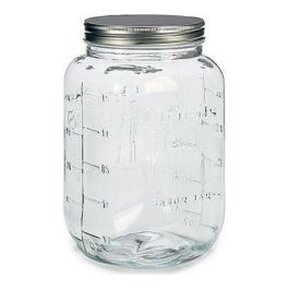 Tarro Multiusos Cristal Tapa Acero 5L Vivalto 17X27CM (6 Unidades) Precio: 67.99000043. SKU: S3601566