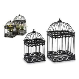 Jaula Negro Metal Forja Negra (2 Piezas) (23 x 40 x 23 cm) Jaula Negro Metal Forja Negra (2 Piezas) (23 x 40 x 23 cm)