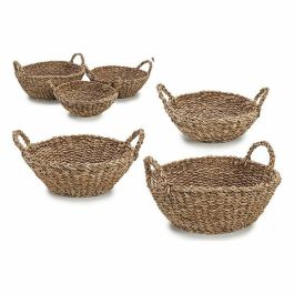 Set 3 Cestos Asa Redondos Giftdecor 36X22CM (4 Unidades) Precio: 60.88999994. SKU: S3602123