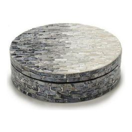 Caja Redonda Nacar Oscura 25Cm Giftdecor (4 Unidades) Precio: 54.68999987. SKU: S3603664