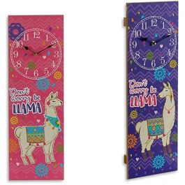 Reloj Madera Rectan Llama Surtidos 20X60X2 Giftdecor (12 Unidades) Reloj Madera Rectan Llama Surtidos 20X60X2 Giftdecor (12 Unidades)