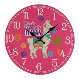 Reloj Madera Redondo Llama Surtidos 33Diam Giftdecor 3X33CM (12 Unidades) Reloj Madera Redondo Llama Surtidos 33Diam Giftdecor 3X33CM (12 Unidades)