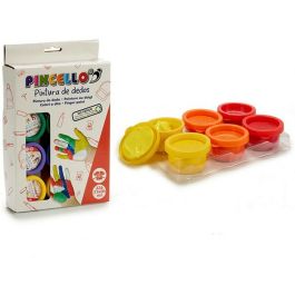 Juego 12 Botes Pintura Dedos 6 Col Surt Pincello 17X3CM (18 Unidades) Precio: 66.50000038. SKU: S3603981