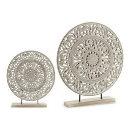 Soporte Madera Redondo Mandala Grande Giftdecor 44X49CM (6 Unidades) Precio: 68.5899995. SKU: S3608282