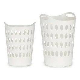 Cesto Plastico 50L C Asas Blanco Kipit 44X56CM (12 Unidades) Cesto Plastico 50L C Asas Blanco Kipit 44X56CM (12 Unidades)