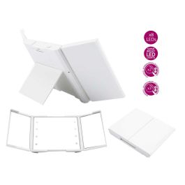 Espejo Bolsillo Abs 1X 2X 3X Con Led Berilo (24 Unidades) Espejo Bolsillo Abs 1X 2X 3X Con Led Berilo (24 Unidades)