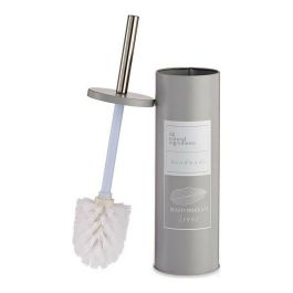 Escobilla para el Baño Beauty Products Blanco Gris Acero Plástico 9,5 x 37,5 x 9,5 cm